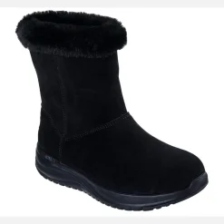 Best SKECHERS Dame On The Go Stellar Vandtætte Støvler Sort