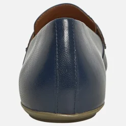 Best GEOX Dame Palmaria Tassel Loafers Blå/​Lys Guld