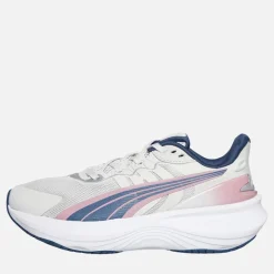 Best Puma Dame Puls Pro Neutrale Dæmpede Løbesko Feather Gray/Poised Pink/Dark Indigo