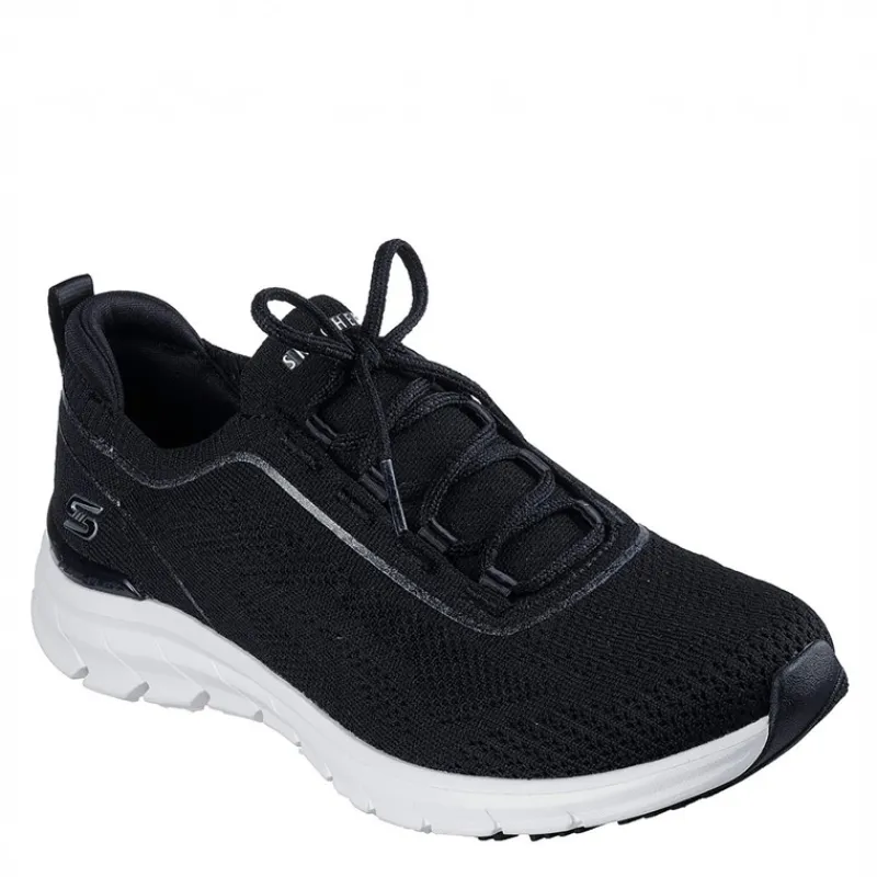 Clearance SKECHERS SPORT Dame Pure Flex Midnight Star Sneakers Sort