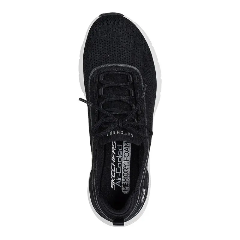 Clearance SKECHERS SPORT Dame Pure Flex Midnight Star Sneakers Sort