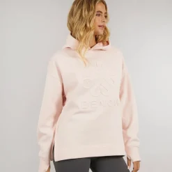 Online Bench Dame Rayra Hættetrøje Lys Pink Bleg Lyserød