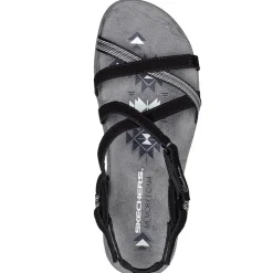 New SKECHERS SPORT Dame Reggae Slim Sun Array Sandaler Sort