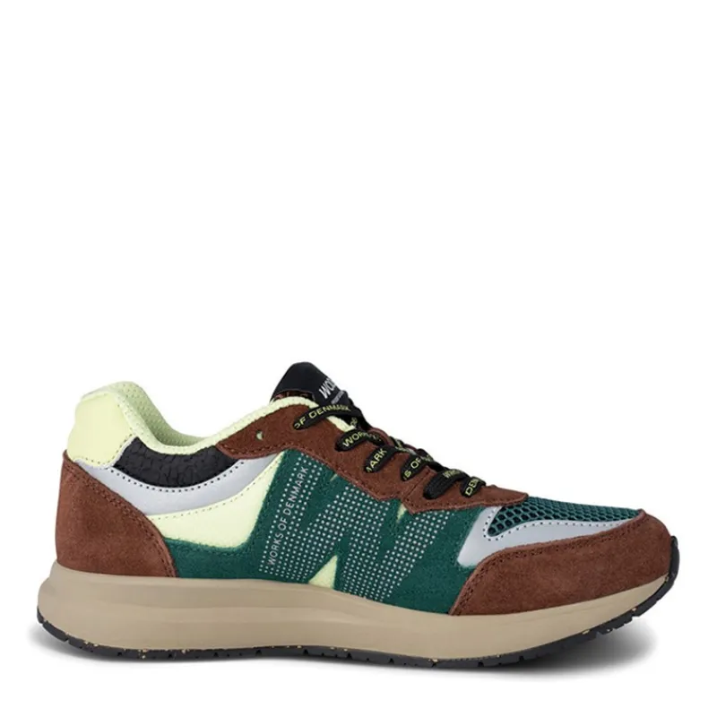 Hot Woden Dame Rigmor Åben Mesh Sneakers 313 Sepia/Dybskov