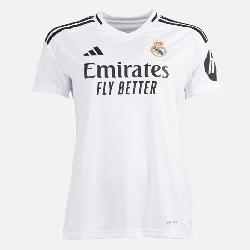 Hot adidas Dame RMCF Real Madrid 24/25 Hjemme trøje Hvid/Hvid