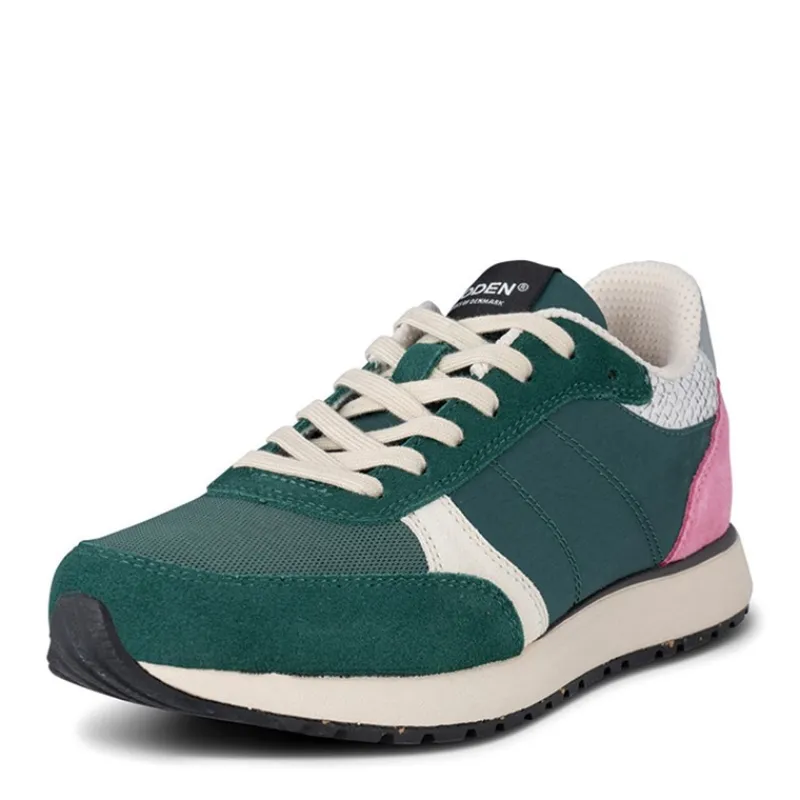 Discount Woden Dame Ronja Reflekterende Sneakers 139 Dyb Skov Grøn