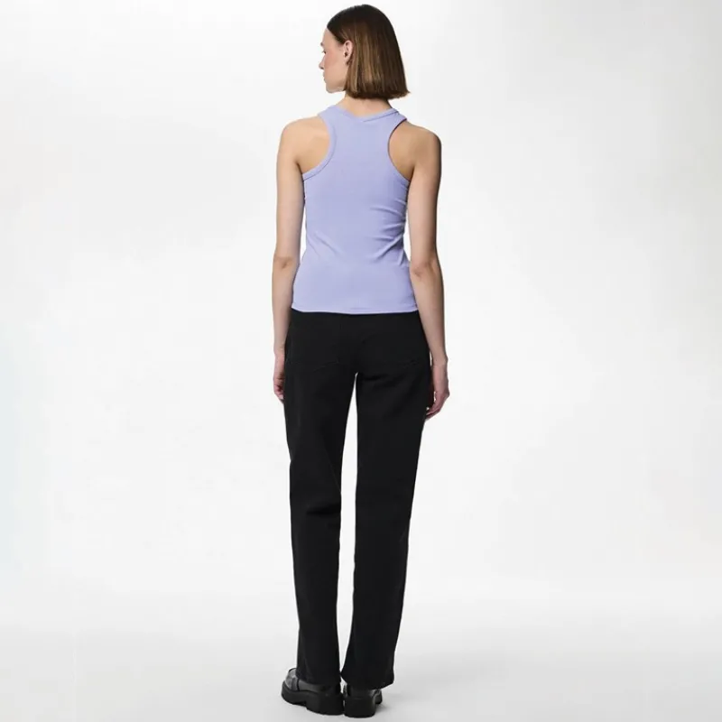New Pieces Dame Ruka Boxer Tank Top Hortensia Blå