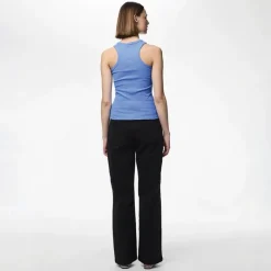 Outlet Pieces Dame Ruka Boxer Tanktop Fransk Blå Blå