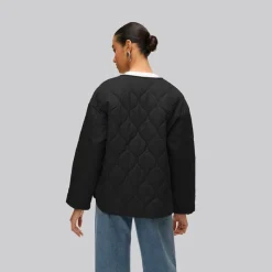 Outlet Vero Moda Dame Sabine Quiltet Jakke Sort