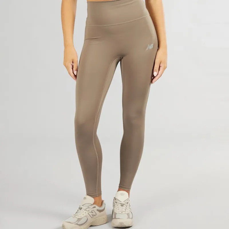 Hot New Balance Dame Script NB Dry Tight Leggings Dockside