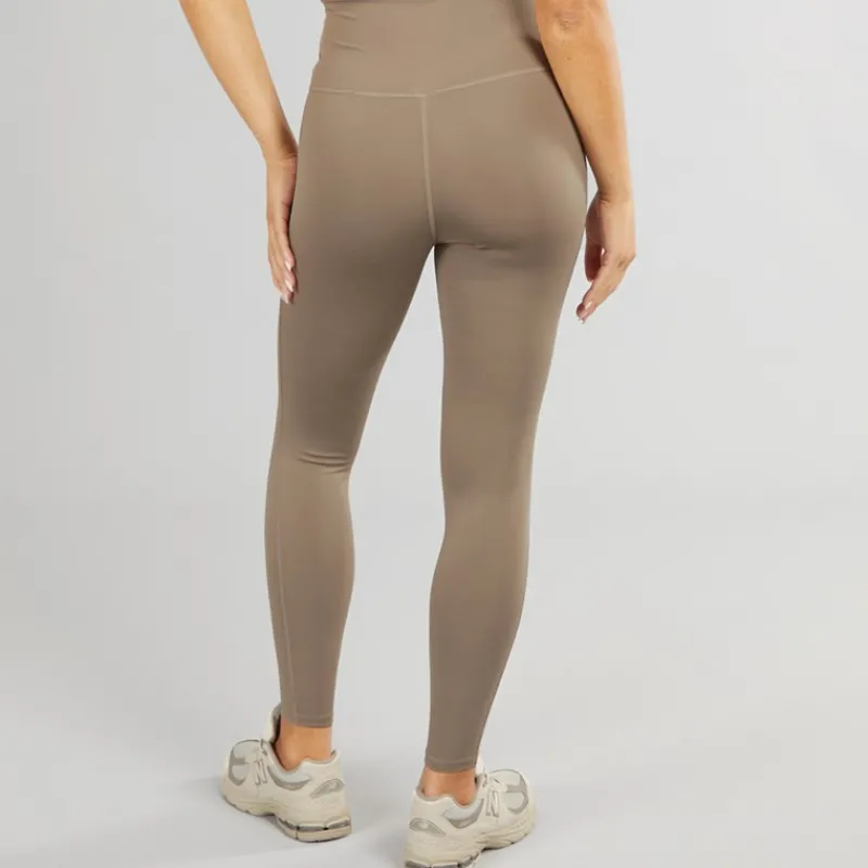 Hot New Balance Dame Script NB Dry Tight Leggings Dockside