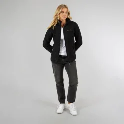 New Bench Dame Sherpa Fleece Jakke Sort
