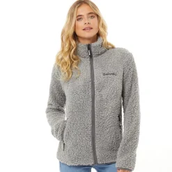 Online Bench Dame Sherpa Fleece Jakke Grå Grå