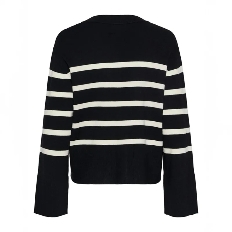 New Pieces Dame Sia Cardigan Sort