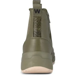 New Woden Dame Silje Warm Waterproof Ankelstøvler Grøn Olivengrøn