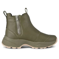 New Woden Dame Silje Warm Waterproof Ankelstøvler Grøn Olivengrøn