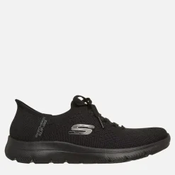 Online SKECHERS SPORT Dame Summits Slip in Nye Daglige Sneakers Sort
