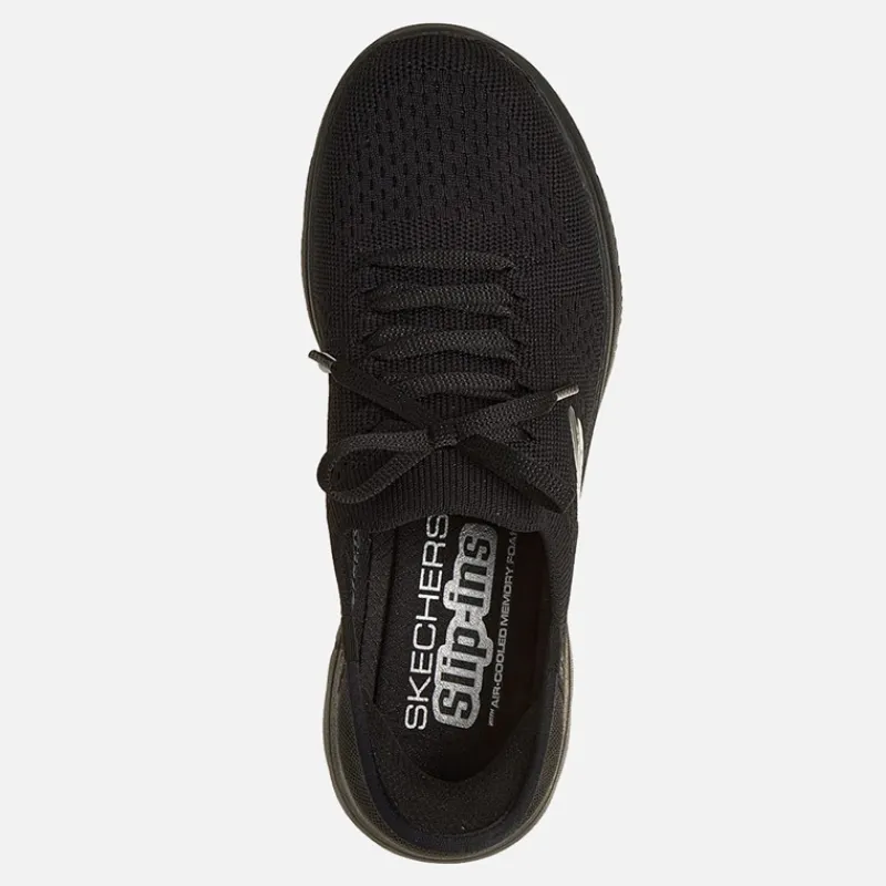 Online SKECHERS SPORT Dame Summits Slip in Nye Daglige Sneakers Sort