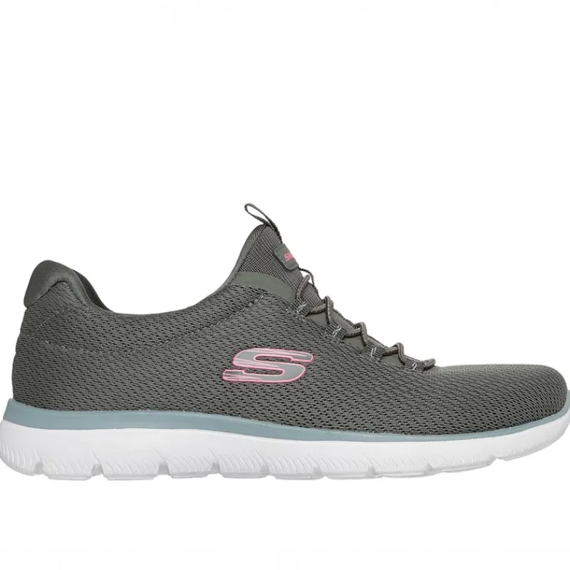 Hot SKECHERS SPORT Dame Summits Sommer Blush Sneakers Oliven
