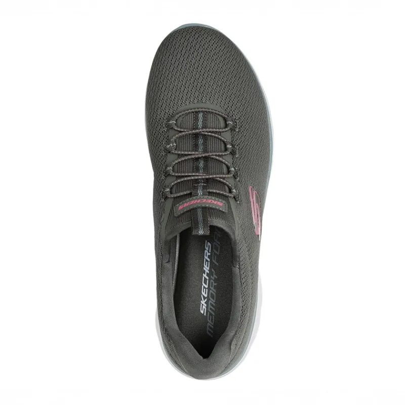 Hot SKECHERS SPORT Dame Summits Sommer Blush Sneakers Oliven