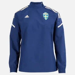 New adidas Dame SVFF Sverige Hybrid Top Team Navy Blue/​Easy Yellow