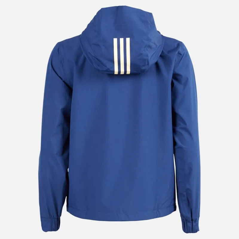 Sale adidas Dame SVFF Sverige Vandtæt Storm Jakke Team Navy Blue/Easy Yellow