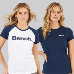 Discount Bench Dame T-shirts Nerissa Topak Hvid/Blå
