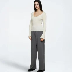 Hot Moves Dame Twusti Sweater 0105 Antique White Off-white