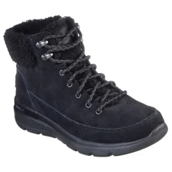 New SKECHERS Dame Vandrestøvler Glacial Ultra Sort