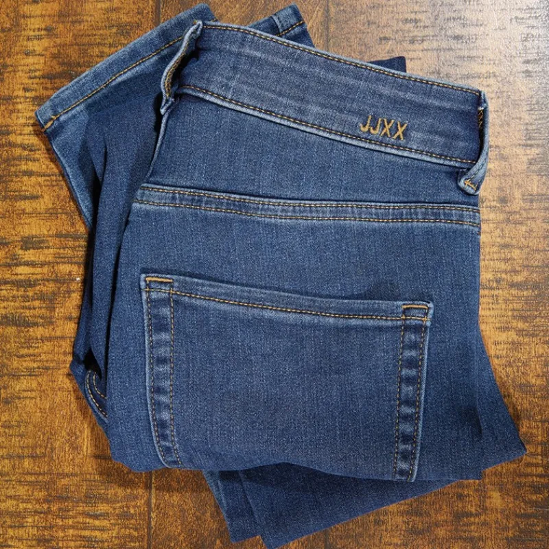 Discount JJXX Dame Vienna Skinny Jeans Mørk Blå Denim
