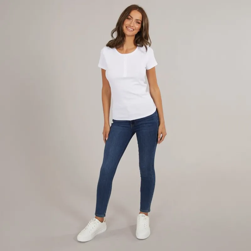 Discount JJXX Dame Vienna Skinny Jeans Mørk Blå Denim