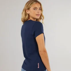 Online Bench Dame Wildheart T-shirt Blå Marineblå
