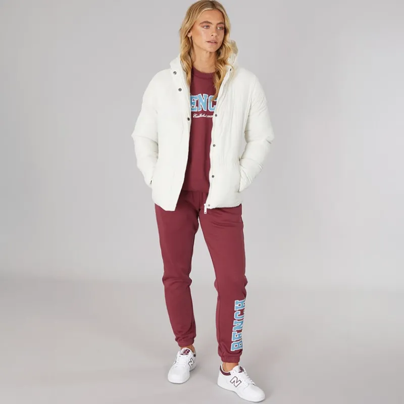 Bench Dame Willah Kort Dunjakke Vinter Hvid