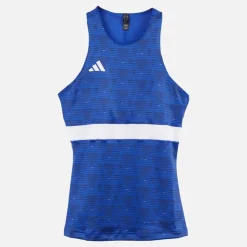 Sale adidas Dame Y-Tank Heat.Rdy Trænings T-shirt Semi Lucid Blue/​Hvid