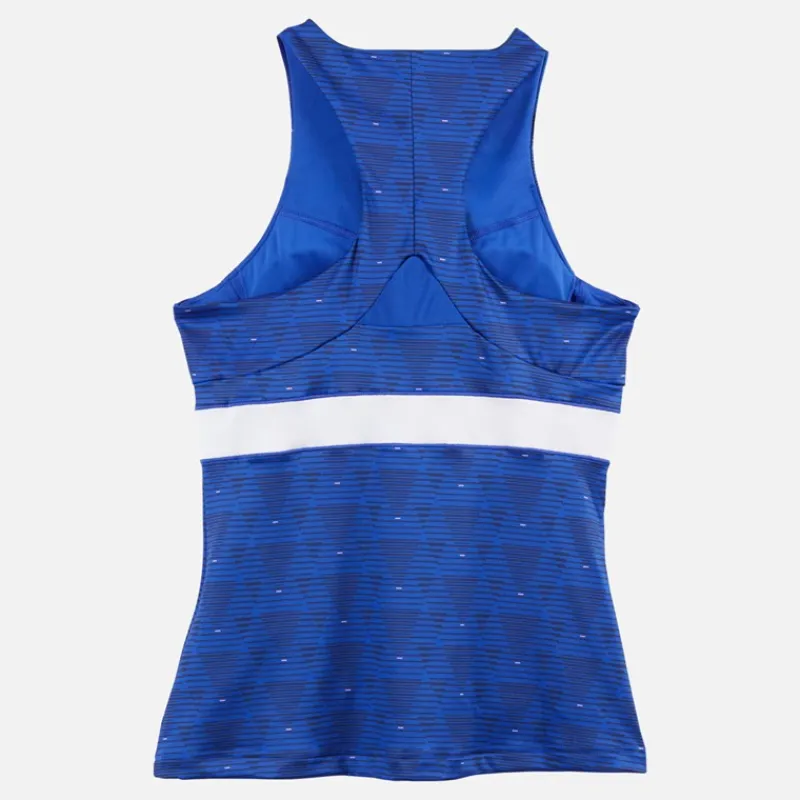 Sale adidas Dame Y-Tank Heat.Rdy Trænings T-shirt Semi Lucid Blue/Hvid
