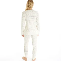 Hot Bench Dames Soffi Loungewear Sæt Vinter Hvid