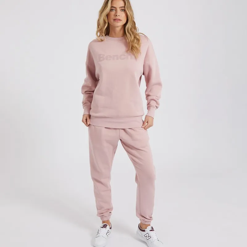 Discount Bench Dametøj Dera Træningssæt Vasket Mørk Rosa Lyserød