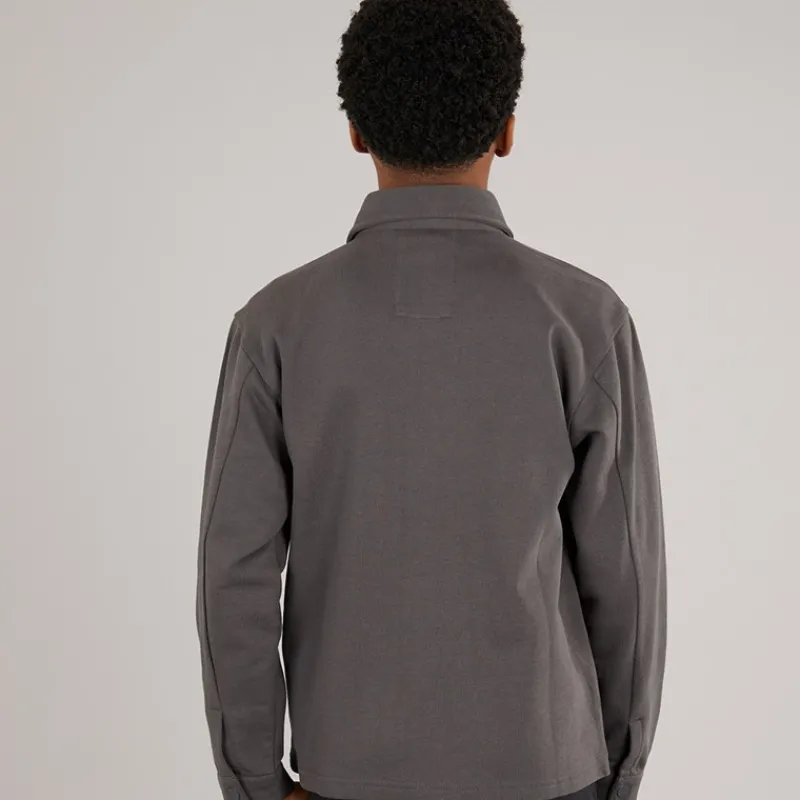 Clearance LUKE 1977 Drenge Bjørn Overshirt Koksgrå