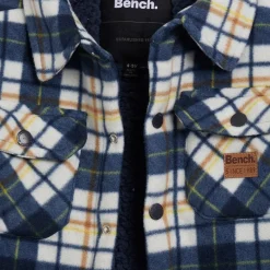 Discount Bench Drenge Bonded Shacket T-shirt og Jeans Sæt Navy