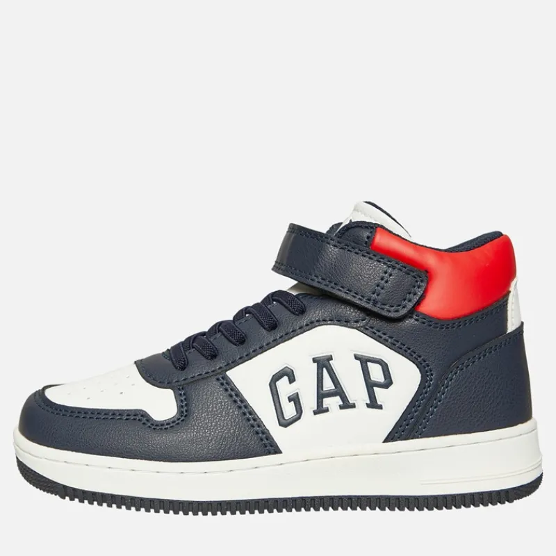 GAP Drenge Boston Mid Træningssko Navy/Rød Marineblå