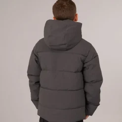JACK & JONES Drenge Brady Puffer Jakke Asfalt Mørkegrå