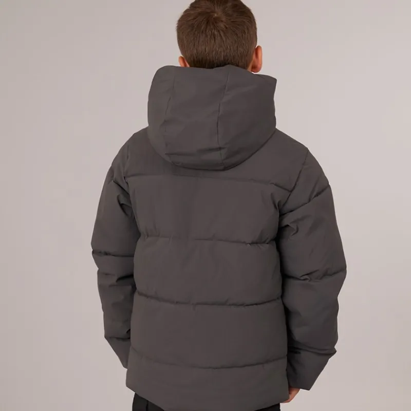 JACK & JONES Drenge Brady Puffer Jakke Asfalt Mørkegrå