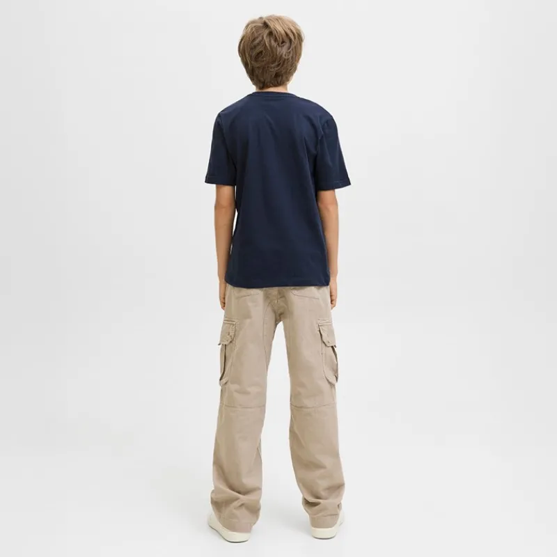 Outlet JACK & JONES Drenge Bryan Corp Logo T-shirt Sky Captain/Splash