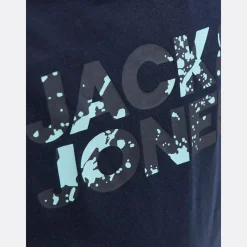 Outlet JACK & JONES Drenge Bryan Corp Logo T-shirt Sky Captain/Splash