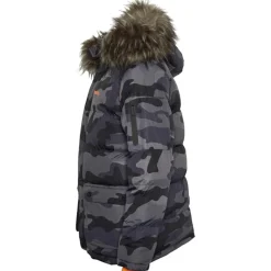 Outlet Bench Drenge Calcott Jakke Sort Digi Camo Flerfarvet