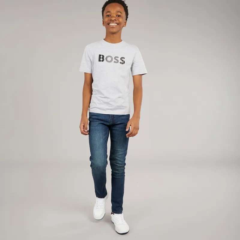 Outlet Bench Drenge Carson Slim Jeans Blå Blå