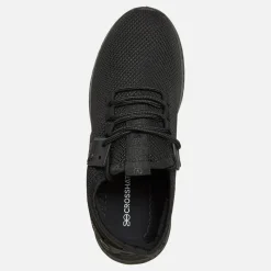 Outlet Crosshatch Drenge Ceaze Sneakers Sort
