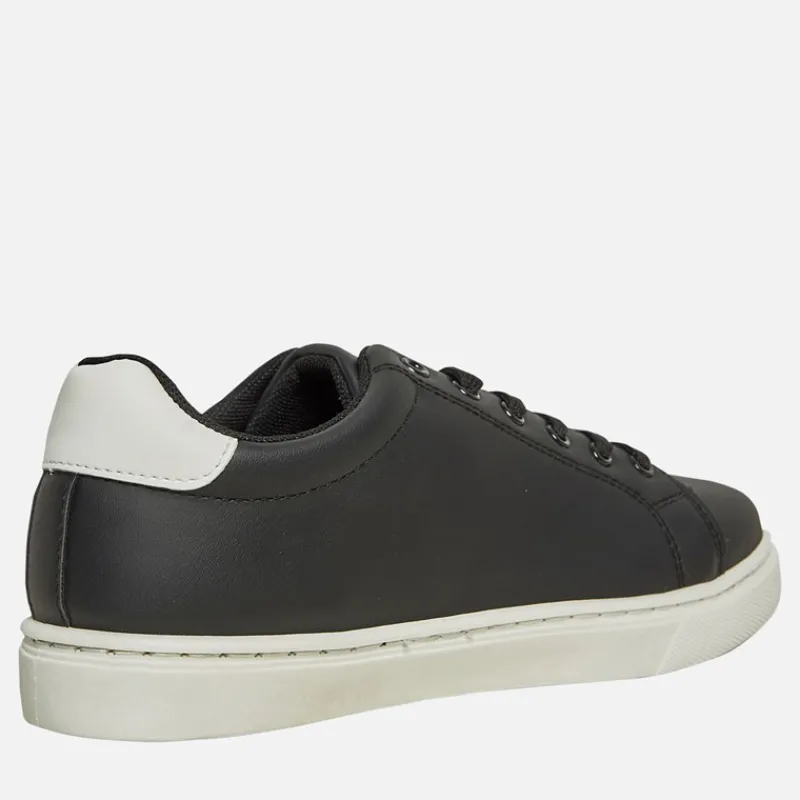 Clearance French Connection Drenge Contrast Heel Tennis Sneakers Sort