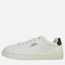 Best French Connection Drenge Contrast Heel Tennis Sneakers Hvid