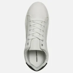 Best French Connection Drenge Contrast Heel Tennis Sneakers Hvid